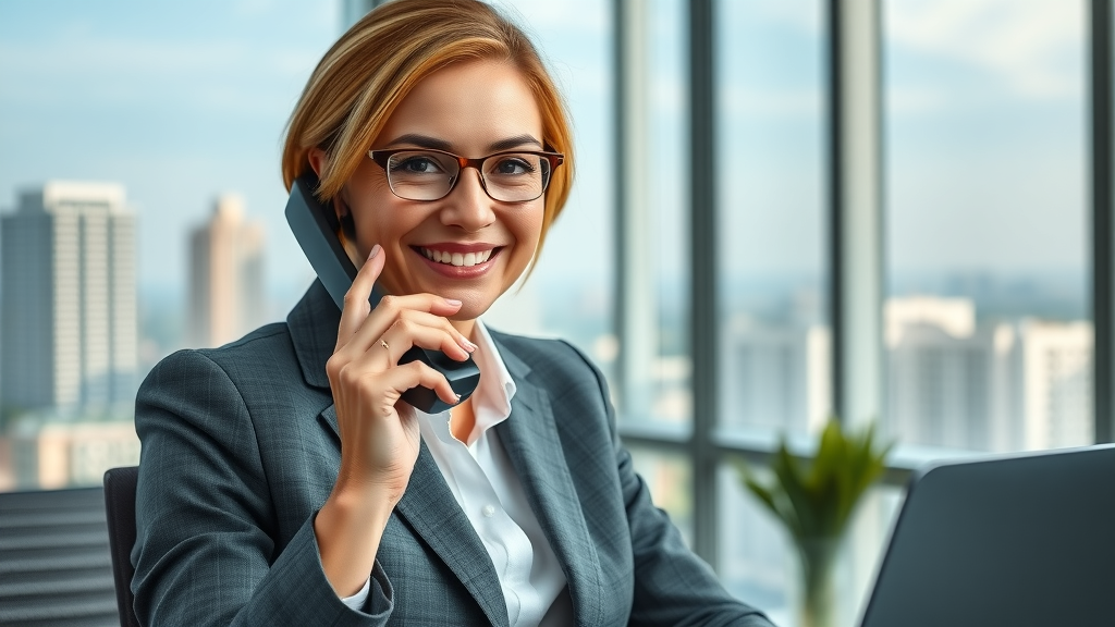 helpful real estate advisor answering phone to help Orlando inherited home seller