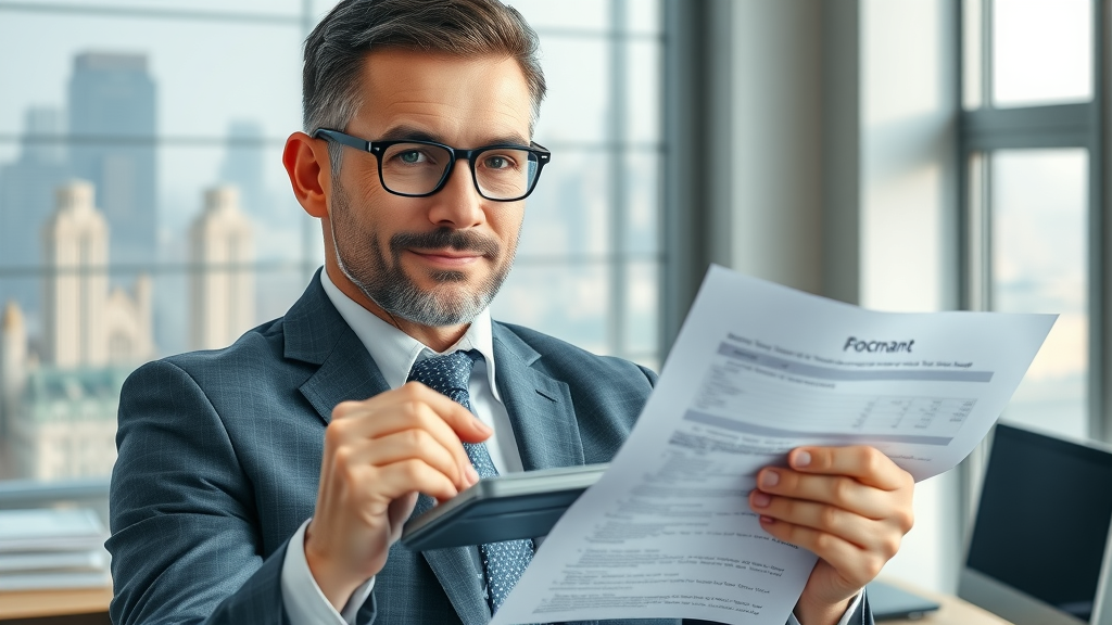 Real estate professional calculating an attractive cash offer for an Orlando home—demonstrating transparency and professionalism in the fast property sale process.