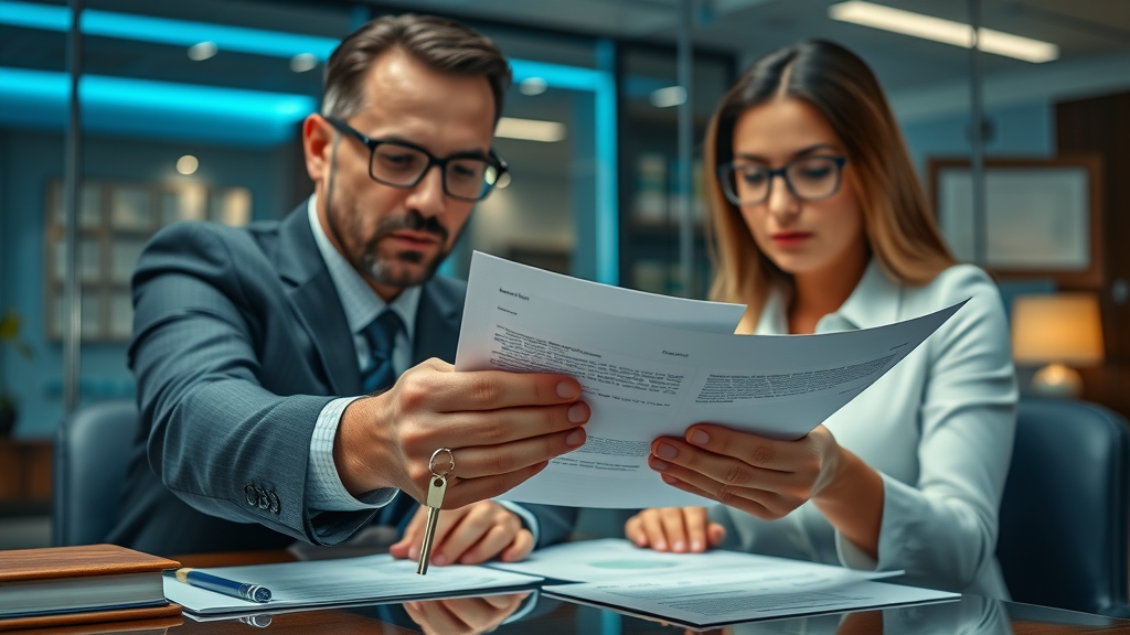 Legal professionals reviewing home ownership documents Orlando - resolving title issues for inherited property