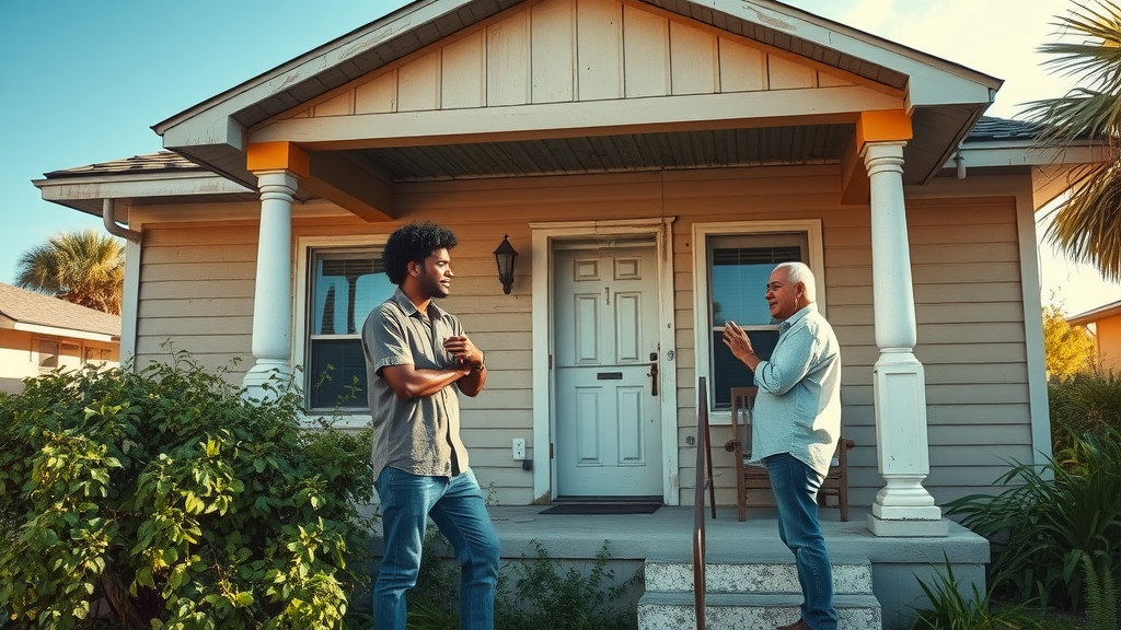 Homeowner selling Orlando house with repairs needed, cash buyer understanding the situation