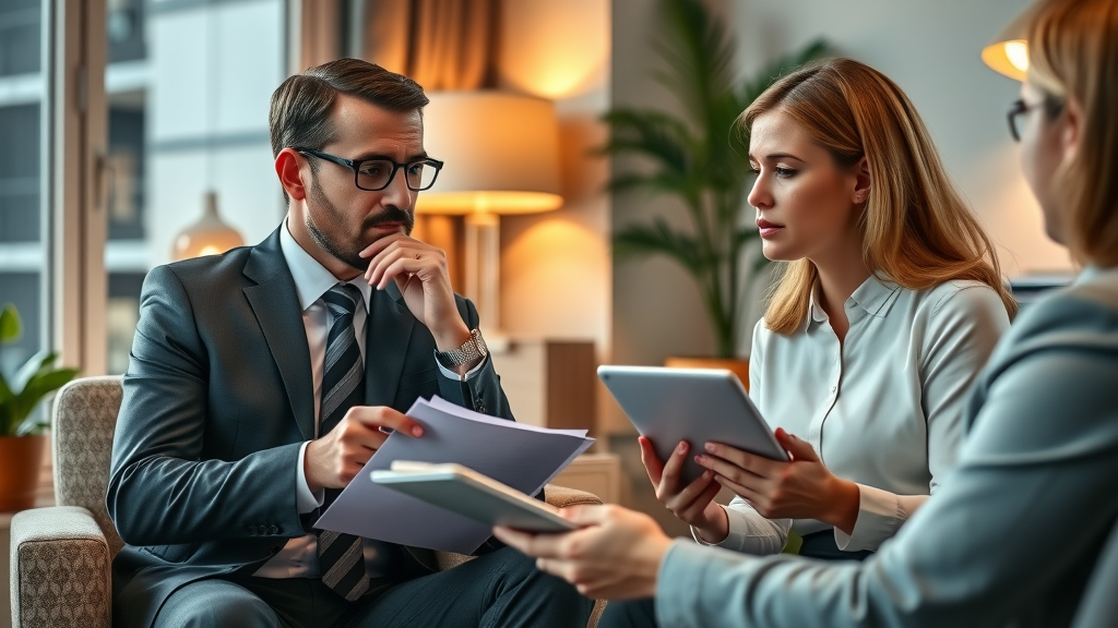 estate agent vs real estate broker in professional client meeting